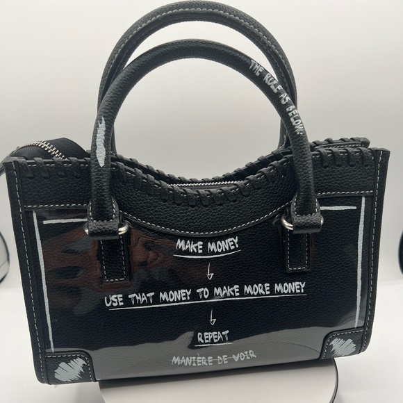 Maniere De Voir Bags Maniere De Voir Graffiti Money Vegan